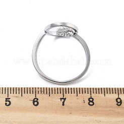 Латунные микро проложить кубического циркония кольца&nbsp;LS-RJEW-S402-04P