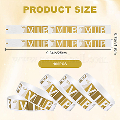 100шт одноразовые бумажные браслеты&nbsp;BJEW-CN0001-10A