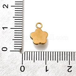 Подвески из нержавеющей стали 304 с паве из кубического циркония&nbsp;STAS-D310-07G-02