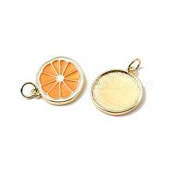 Латунь эмаль подвески&nbsp;KK-H072-14G-03