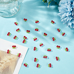 100шт. кабошоны из вишни в смоле&nbsp;MRMJ-ME0001-02