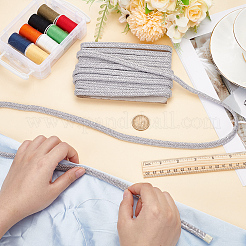 Полиэстеровая плетеная кружевная лента для украшения занавесок и диванов&nbsp;OCOR-WH0105-013A-02