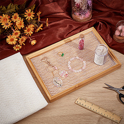 Сетчатые ткани из пвх&nbsp;DIY-WH0661-50F