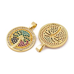 Латунные микро проложить кубического циркония подвески&nbsp;KK-E108-19G