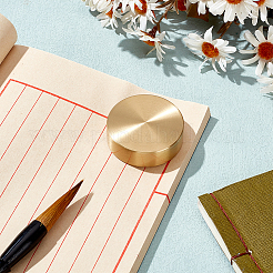 Литая пресс-папье из латуни для китайской каллиграфии&nbsp;DJEW-WH0050-26A-G