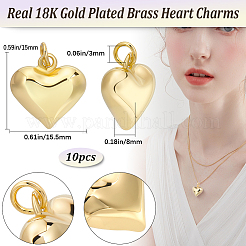 Латунные подвески с покрытием 10шт&nbsp;KK-BBC0014-73