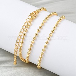 Ожерелья-цепочки из латуни для женщин&nbsp;NJEW-B148-01A-G