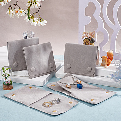 Бархатные мешочки для хранения ювелирных изделий на шнурке&nbsp;ABAG-WH0032-55B