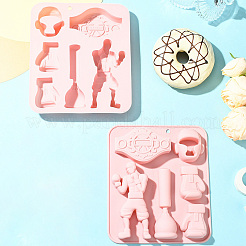 2 шт. силиконовые Молды на тему бокса для поделок своими руками&nbsp;ST-CJ0007-83