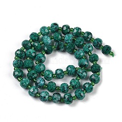 Нити бусин из натуральной кунжутной яшмы&nbsp;G-H057-A21-05