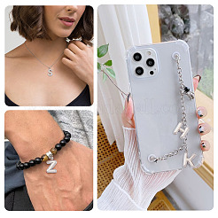 52 шт. 26 стиля подвесок-букв из нержавеющей стали&nbsp;FIND-TA0008-09