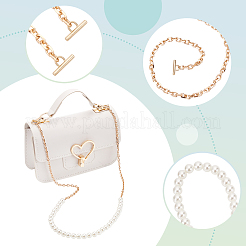 3 шт. 3 стиля цепочек для кошелька из АБС-пластика с имитацией жемчуга&nbsp;FIND-WR0009-73B