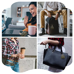 Портативный кошелек для монет из искусственной кожи&nbsp;AJEW-WH0329-89A