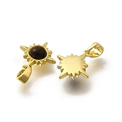 Натуральные солнечные талисманы из тигрового глаза&nbsp;KK-K398-21G