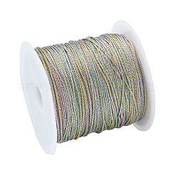 9-слойный металлический шнур макаронного цвета&nbsp;MCOR-CJ0001-03D-03