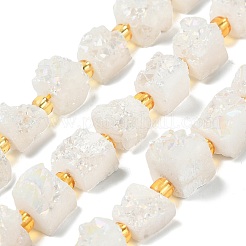 Гальванические натуральный druzy шарики агата стренг&nbsp;G-G289-01E