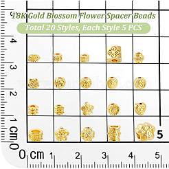100шт 20 стиля бусины из сплава&nbsp;FIND-PH0026-76G-01