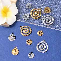 12 шт. 6 стиля подвески из нержавеющей стали 304&nbsp;STAS-FS0001-97