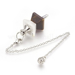 Природные биолокационные маятники тигровый глаз&nbsp;KK-F756-09D