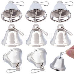 20шт. железный колокольчик подвеска украшение&nbsp;AJEW-SC0031-29B