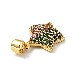 Латунные микро проложить кубического циркония подвески&nbsp;KK-A163-02G-E