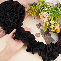 Отделка из полиэстера с оборками&nbsp;DIY-WH0430-116A