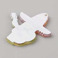 Непрозрачные акриловые подвески с карнавальной тематикой&nbsp;SACR-WH0008-015C