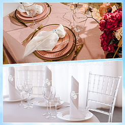 Железные кольца для салфеток из листьев гинкго&nbsp;AJEW-WH20070-110S