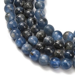 Натуральный кианитовые бисер пряди&nbsp;G-H335-B06-4mm