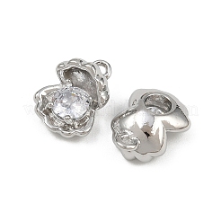 Латунные микро проложить кубического циркония подвески&nbsp;KK-K407-05P