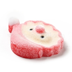 Кабошоны из непрозрачной рождественской смолы&nbsp;LS-RESI-G042-C02