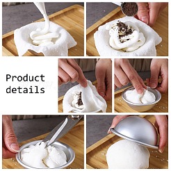 Алюминиевые полусферические Молды&nbsp;AJEW-E048-01P-03