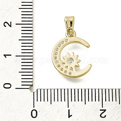 Латунные микро проложить кубического циркония подвески&nbsp;ZIRC-D275-03G