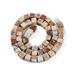 Натуральные бусины из аква терра яшмы&nbsp;G-T140-43A