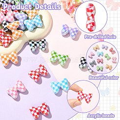 Непрозрачные акриловые бусины с УФ-покрытием&nbsp;SACR-CJC0001-31