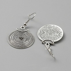 3 пара 3-х стильных висячих сережек из сплава с геометрией в тибетском стиле для женщин&nbsp;EJEW-WH0047-70B