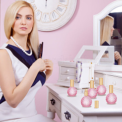 8 шт. набор пустых стеклянных флаконов для духов&nbsp;AJEW-TN0001-02