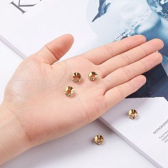 Латунные бусины разделители для поставки стразов&nbsp;LS-RB-A020-9mm-01G