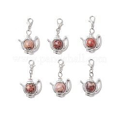 Подвесные украшения из сплава дерева для чайника&nbsp;HJEW-JM03394