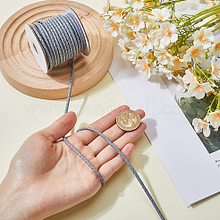 1 рулон 10 м круглых плетеных шнуров из коровьей кожи&nbsp;WL-SC0001-03C