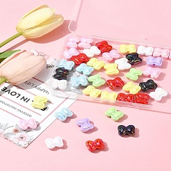 40шт УФ-покрытие непрозрачные акриловые бусины&nbsp;OACR-FS0002-28