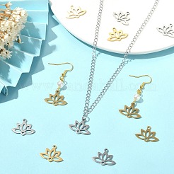 30 шт. подвески из нержавеющей стали 201 двух цветов&nbsp;RESI-SZ0003-21