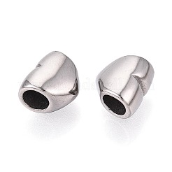 Бусины европейского стиля с крупными отверстиями из нержавеющей стали 304&nbsp;STAS-T072-141P