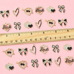 28шт 6 стиля подвески из сплава с эмалью&nbsp;FIND-FS0003-22