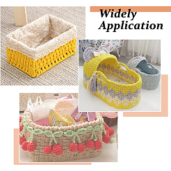 5 шт. 3-х видов деревянных донышек для корзин&nbsp;DIY-HS0002-15