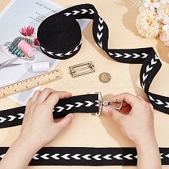 5 ярд жаккардовой ленты со стрелками из поликоттона&nbsp;OCOR-WH0078-170A