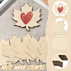 Тема дня благодарения незаконченные деревянные подвесные украшения&nbsp;HJEW-WH20003-47C