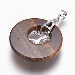 Природных тигровый глаз подвески&nbsp;G-F573-C15