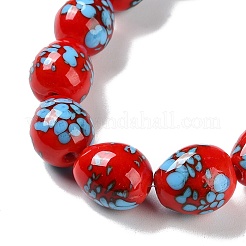 Бусы лэмпворк ручной работы&nbsp;LAMP-Q036-08D