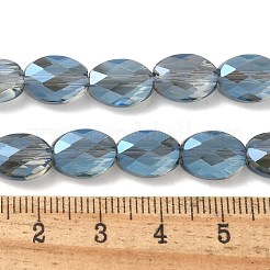 Стеклянные бусины с гальваническим покрытием &nbsp;EGLA-L045-A-FR02